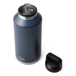 New 🎉 YETI Rambler® 64 oz (1.9 L) Bottle With Chug Cap 💯 -Cheap Stonelain Store Drinkware BottleChug 64oz Navy Studio ThreeQuarterOpen