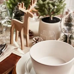 Best Sale ✨ Stone Lain Albie Stoneware Dinnerware Set - White 👍 -Cheap Stonelain Store StoneLain xmas 18235