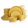 Budget 🤩 Stone Lain Jules Stoneware Dinnerware Set - Yellow 🤩