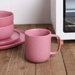 Best Pirce 😀 Stone Lain Tom Stoneware Dinnerware Set - Pink White 😀 -Cheap Stonelain Store a0zeefjyf4ekltevbhjo