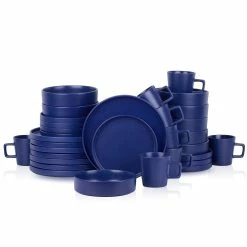 Deals 👍 Stone Lain Cleo Stoneware Dinnerware Set - Blue ✔️ -Cheap Stonelain Store ao2qemgvuxaic62q4xld