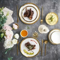 Outlet 🎁 Stone Lain Florian Porcelain Dinnerware Set - White 🛒 -Cheap Stonelain Store c7drnbewjyra1ms3ily0