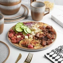 Brand new ✔️ Stone Lain Vince Stoneware Dinnerware Set - Brown 🔥 -Cheap Stonelain Store cc89a5k7o2lxpjrt2xct