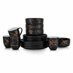 New ๐ Stone Lain Zora Porcelain Dinnerware Set - Black ๐ 11 New ๐ Stone Lain Zora Porcelain Dinnerware Set - Black ๐ -Cheap Stonelain Store dilhezl6dzisaogux9cy