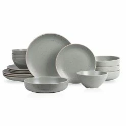 Budget 🔔 Stone Lain Lauren Stoneware Dinnerware Set - Green 🌟