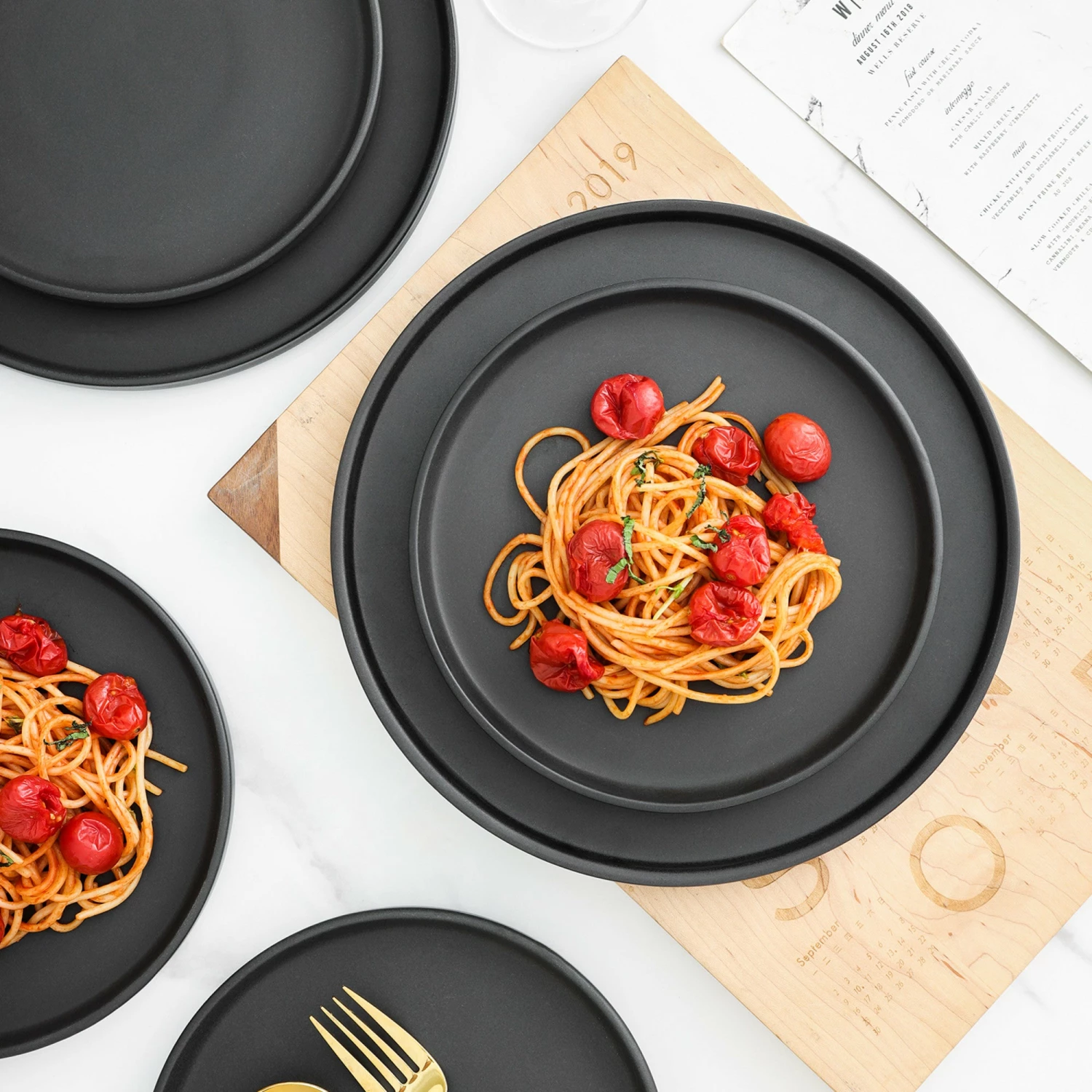 Coupon ๐ Stone Lain Celina Stoneware Dinnerware Set - Black Matte ๐งจ 5 Coupon ๐ Stone Lain Celina Stoneware Dinnerware Set - Black Matte ๐งจ - Image 5