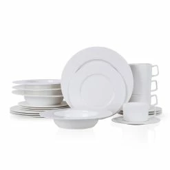 Top 10 ⭐ Stone Lain Sylvie Bone China Dinnerware Set - White ❤️
