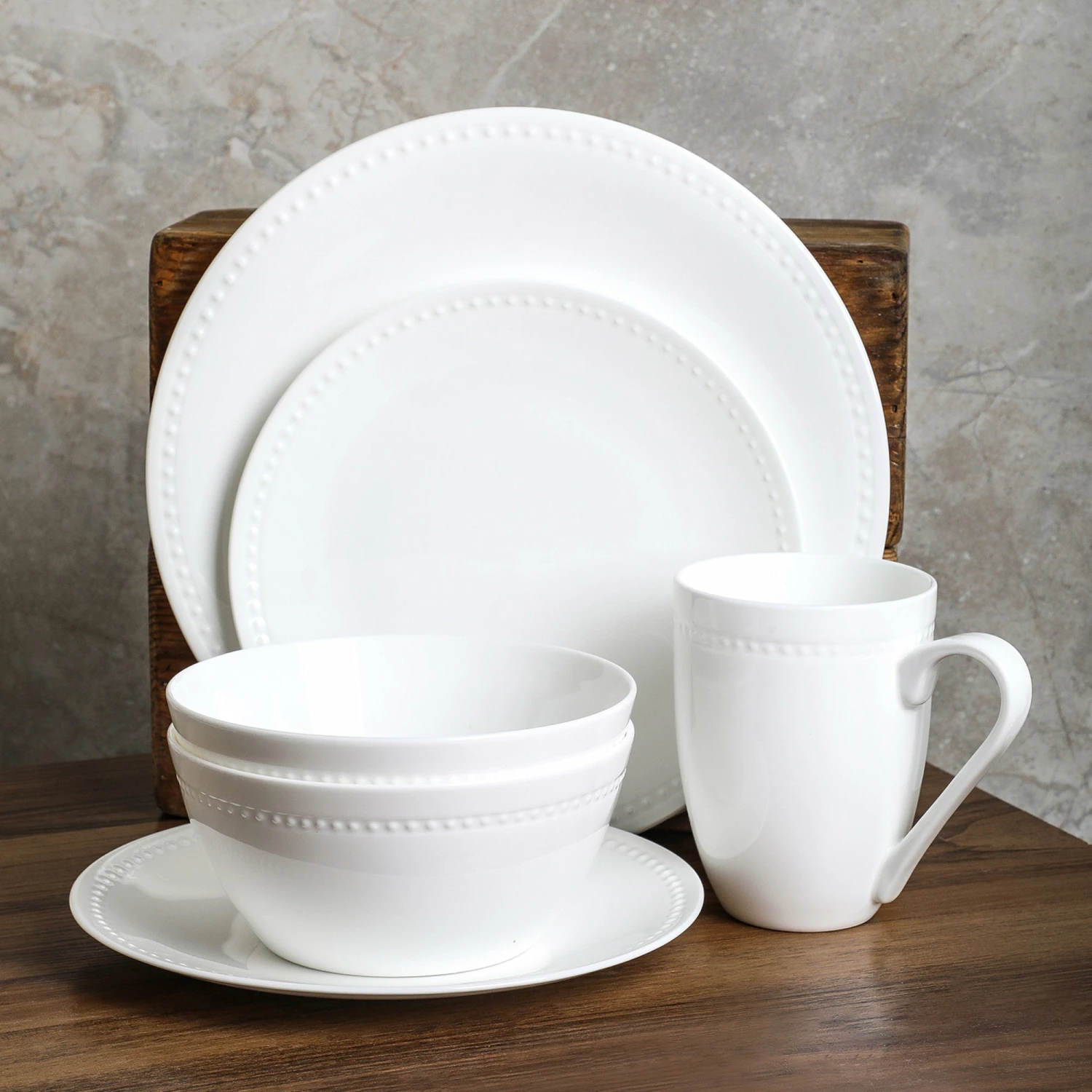 Best Sale ๐ฅ Stone Lain Ava Bone China Dinnerware Set - White ๐ 2 Best Sale ๐ฅ Stone Lain Ava Bone China Dinnerware Set - White ๐ - Image 2