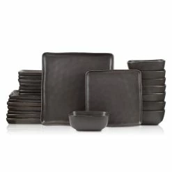 Top 10 🤩 Stone Lain Jonny Stoneware Dinnerware Set - Brown 🧨
