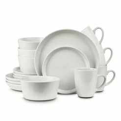 Best Sale ✨ Stone Lain Albie Stoneware Dinnerware Set - White 👍