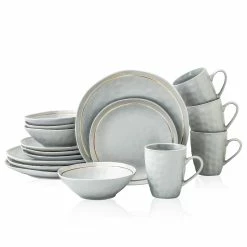 Brand new 💯 Stone Lain Clara Porcelain Dinnerware Set - Gray 👍