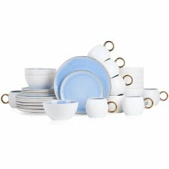 Cheap 🛒 Stone Lain Josephine Porcelain Dinnerware Set - Blue 🧨 -Cheap Stonelain Store hyvosrpfps66eqloxkpa
