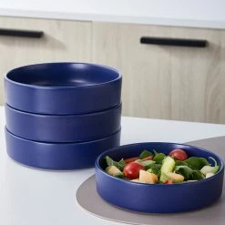 Deals 👍 Stone Lain Cleo Stoneware Dinnerware Set - Blue ✔️ -Cheap Stonelain Store idv7ew4ekf4nrq8r6lvl