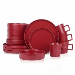 Flash Sale ๐ Stone Lain Cleo Stoneware Dinnerware Set - Red ๐
