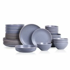 Buy 😍 Stone Lain Lauren Stoneware Dinnerware Set - Light Gray 👍 -Cheap Stonelain Store iqudexylluurbyleymrl