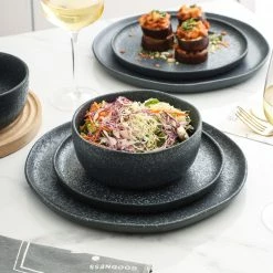 Top 10 🔔 Stone Lain Tom Stoneware Dinnerware Set - Grey And Blue 🤩 -Cheap Stonelain Store jlm1dvpyjpapkaqxzsrd