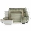 Best Sale 🌟 Stone Lain Esmeralda Porcelain Dinnerware Set - Green 🔔