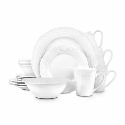 Cheap 😍 Stone Lain Piper Porcelain Dinnerware Set - White 🌟