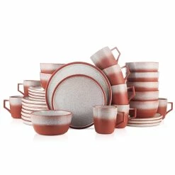 Flash Sale 🥰 Stone Lain Vince Stoneware Dinnerware Set - Red 👍 -Cheap Stonelain Store lpea6jxdxhylxh3bybta