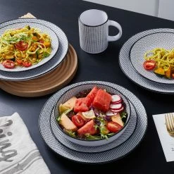 Budget ๐งจ Stone Lain Daisy Stoneware Dinnerware Set - White And Black ๐ 8 Budget ๐งจ Stone Lain Daisy Stoneware Dinnerware Set - White And Black ๐ -Cheap Stonelain Store lzqjsjr4asrag0labvwt