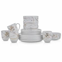 Hot Sale 💯 Stone Lain Zora Porcelain Dinnerware Set - White 💯 -Cheap Stonelain Store m2uqdacukkxggajlzqqf