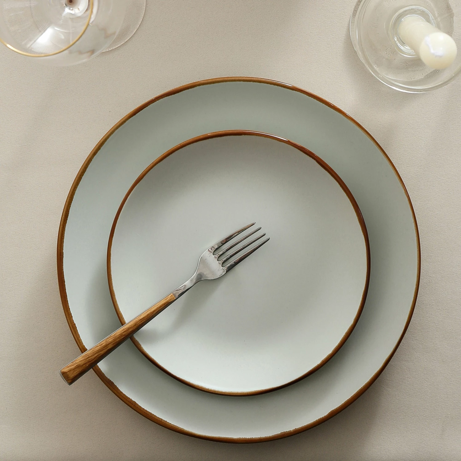 Flash Sale π₯ Stone Lain Dean Stoneware Dinnerware Set - Light Green π 4 Flash Sale π₯ Stone Lain Dean Stoneware Dinnerware Set - Light Green π - Image 4