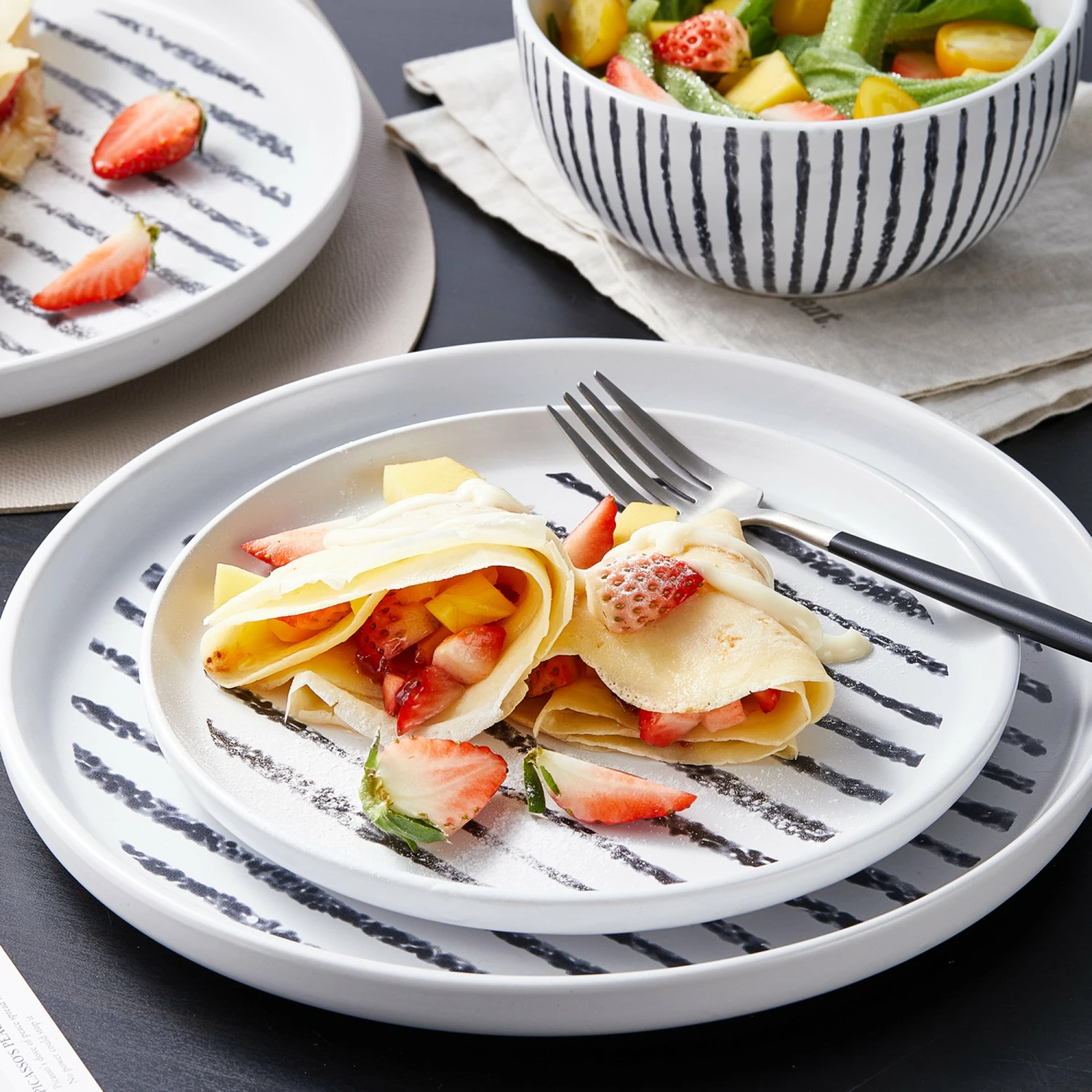 Flash Sale ๐ Stone Lain Nova Stoneware Dinnerware Set - Black โญ 4 Flash Sale ๐ Stone Lain Nova Stoneware Dinnerware Set - Black โญ - Image 4