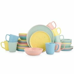 Discount 😀 Stone Lain Elena Stoneware Dinnerware Set - Yellow, Blue, Pink, Mint 🎁 -Cheap Stonelain Store nvsfpxkd94qphaofvjyt