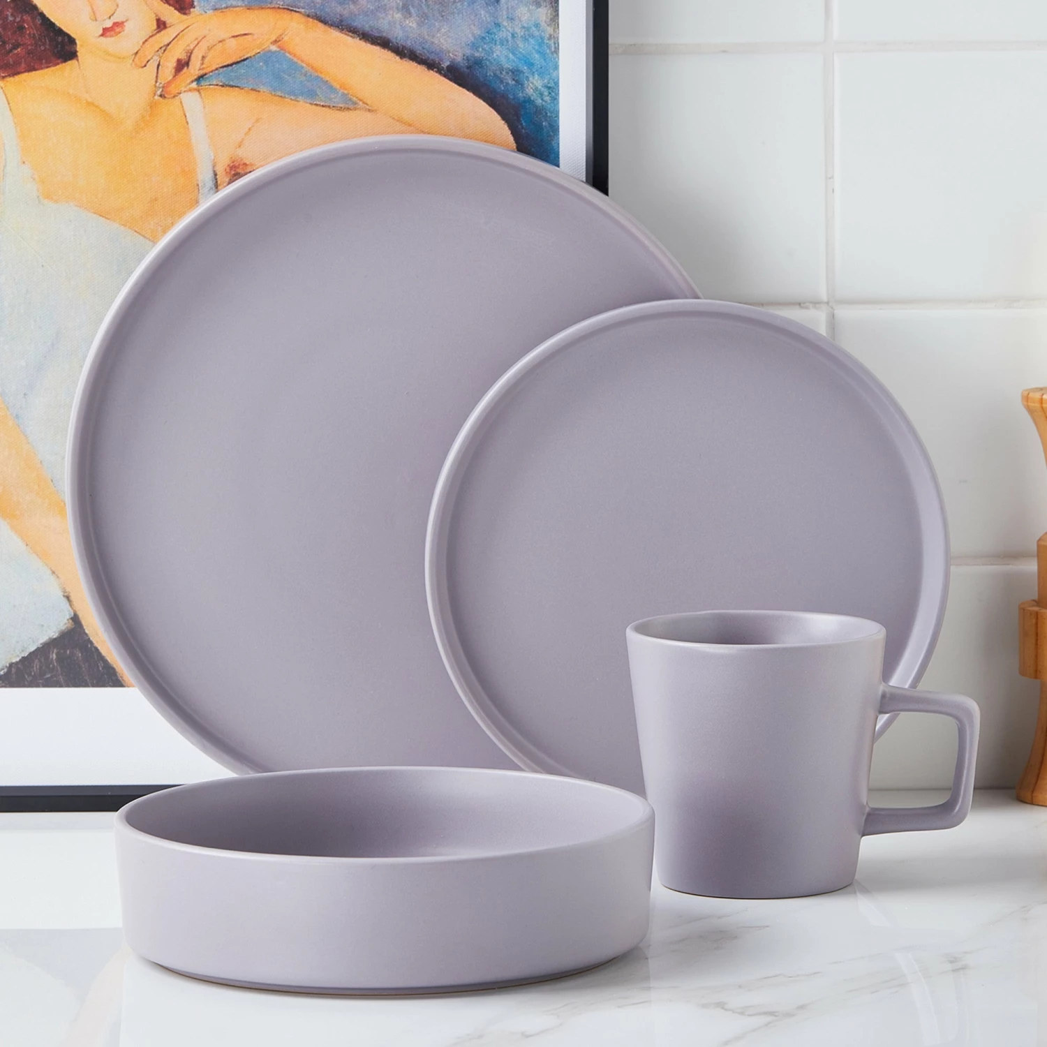 Best Pirce βοΈ Stone Lain Cleo Stoneware Dinnerware Set - Light Gray π 2 Best Pirce βοΈ Stone Lain Cleo Stoneware Dinnerware Set - Light Gray π - Image 2