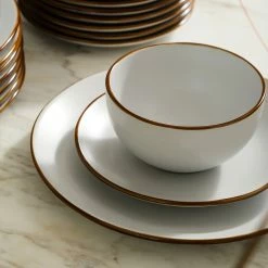 New ⭐ Stone Lain Dean Stoneware Dinnerware Set - White 🥰 -Cheap Stonelain Store pftuwlsupdutf1f2nxgq