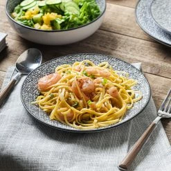 Brand new ⌛ Stone Lain Sophie Stoneware Dinnerware Set - White And Black ⌛ -Cheap Stonelain Store pu2p87qdkarkvfccawwk