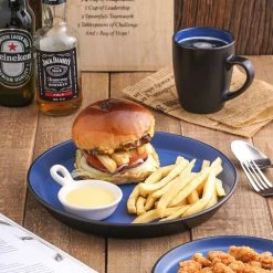 Best reviews of 🎉 Stone Lain Albie Stoneware Dinnerware Set - Blue And Black 🥰 -Cheap Stonelain Store pvx50ane2fgeyfp9os5r