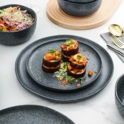 Top 10 🔔 Stone Lain Tom Stoneware Dinnerware Set - Grey And Blue 🤩 -Cheap Stonelain Store pwfeeawt1lqvgkwgjcck