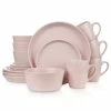 Discount 😍 Stone Lain Albie Stoneware Dinnerware Set - Pink 😀