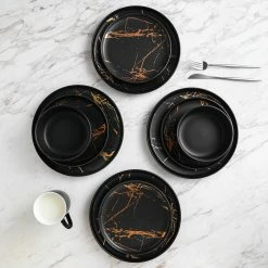 New ๐ Stone Lain Zora Porcelain Dinnerware Set - Black ๐ 10 New ๐ Stone Lain Zora Porcelain Dinnerware Set - Black ๐ -Cheap Stonelain Store q6lpayg3ypsdvwoovi1j
