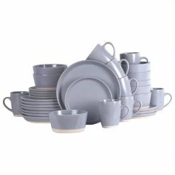 Discount 🌟 Stone Lain Jules Stoneware Dinnerware Set - Gray 💯 -Cheap Stonelain Store qagrboyjhlicqzd8gr9j