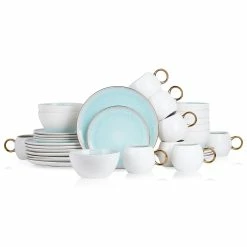 Flash Sale 🌟 Stone Lain Josephine Porcelain Dinnerware Set - Mint 👏 -Cheap Stonelain Store qnkwflq9mhraxbkcxbhs
