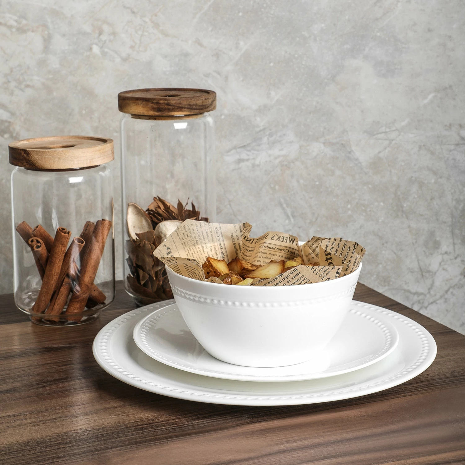 Best Sale ๐ฅ Stone Lain Ava Bone China Dinnerware Set - White ๐ 6 Best Sale ๐ฅ Stone Lain Ava Bone China Dinnerware Set - White ๐ - Image 6