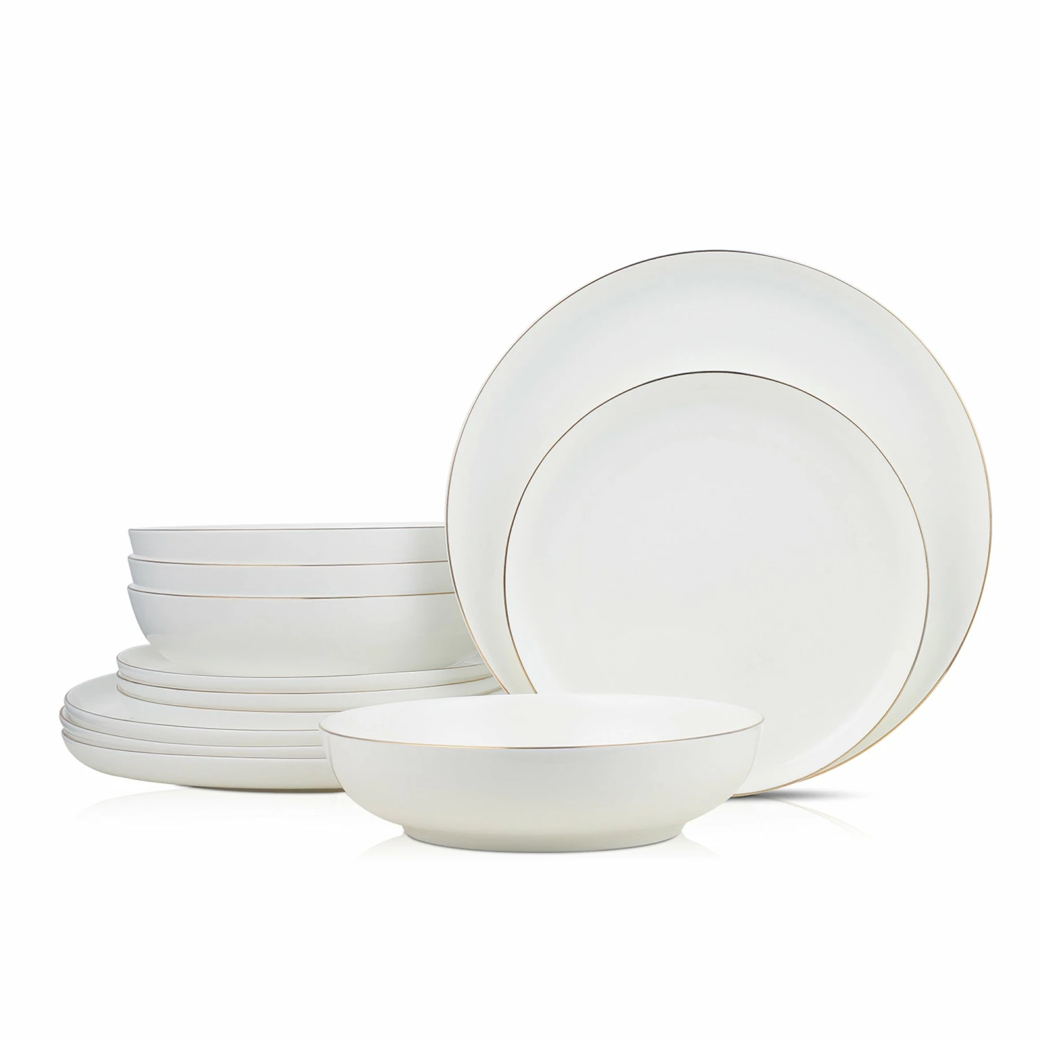 Outlet ๐ Stone Lain Gabrielle Bone China Dinnerware Set - White And Gold โญ 1 Outlet ๐ Stone Lain Gabrielle Bone China Dinnerware Set - White And Gold โญ