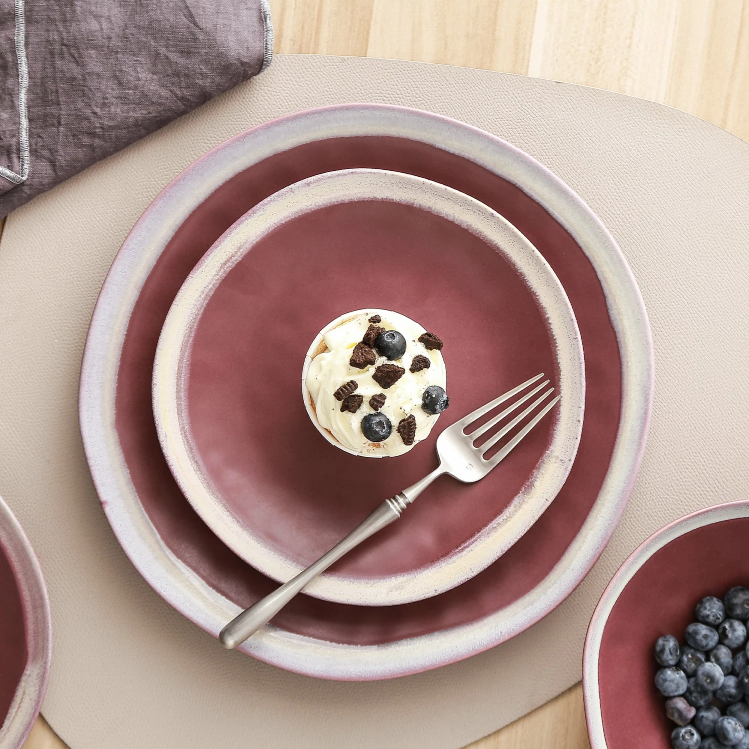 Coupon โญ Stone Lain Serafina Stoneware Dinnerware Set - Wine ๐ 3 Coupon โญ Stone Lain Serafina Stoneware Dinnerware Set - Wine ๐ - Image 3