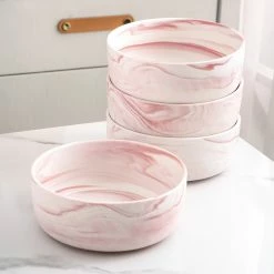Best deal 🧨 Stone Lain Brighton Porcelain Dinnerware Set - Pink 👍 -Cheap Stonelain Store te8gudkupr49hdee1zvd