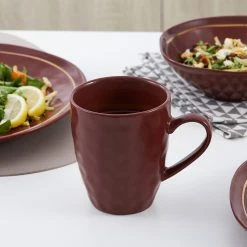 Hot Sale 🌟 Stone Lain Clara Porcelain Dinnerware Set - Burgundy 🧨 -Cheap Stonelain Store tyjowxr6acn8dspxbixh 5c6b75b7 afb8 4e9b afca ba778139db55