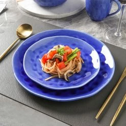 Best deal ✨ Stone Lain Constance Porcelain Dinnerware Set - Blue 🎁 -Cheap Stonelain Store ucpngwqjzuyu0wscpyg0