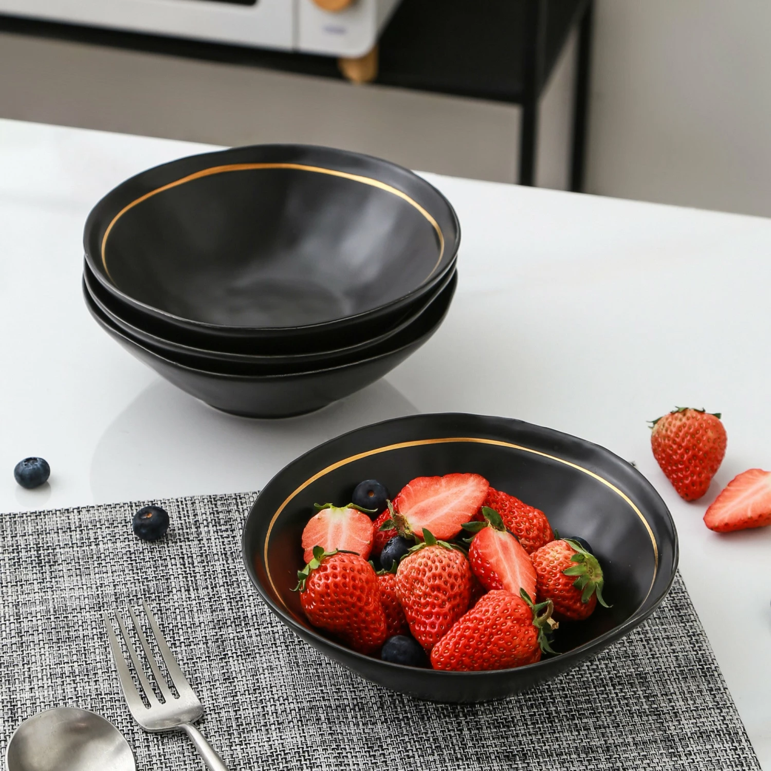 Best Sale โค๏ธ Stone Lain Clara Porcelain Dinnerware Set - Black ๐ฅ 5 Best Sale โค๏ธ Stone Lain Clara Porcelain Dinnerware Set - Black ๐ฅ - Image 5