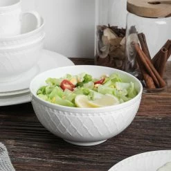 Outlet 👏 Stone Lain Alexandria Bone China Dinnerware Set - White ✔️ -Cheap Stonelain Store wqzthuxoaiw7vp5tiigy