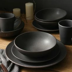 Best deal 🥰 Stone Lain Griffin Stoneware Dinnerware Set - Grey ✨ -Cheap Stonelain Store wtstoyzmarxkhn7gg0hj