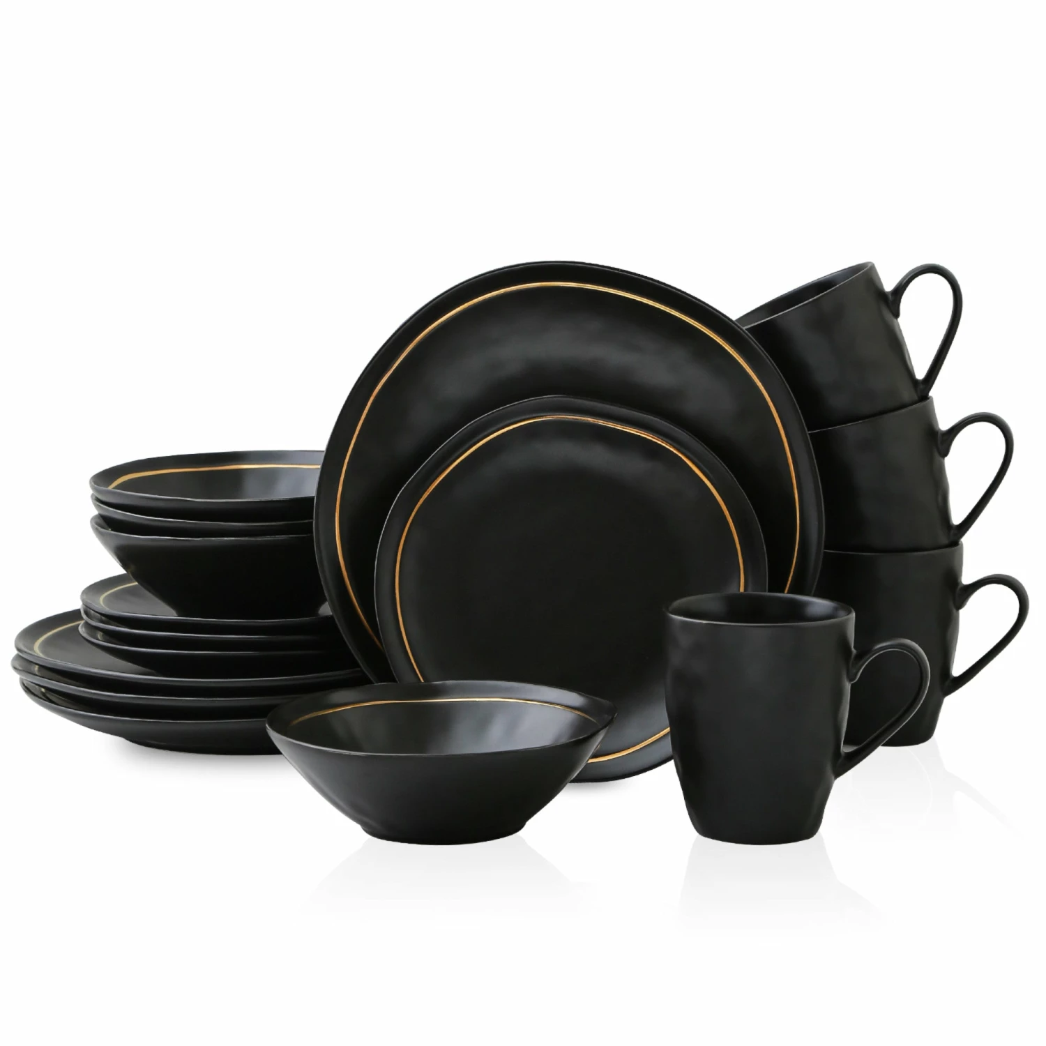 Best Sale โค๏ธ Stone Lain Clara Porcelain Dinnerware Set - Black ๐ฅ 1 Best Sale โค๏ธ Stone Lain Clara Porcelain Dinnerware Set - Black ๐ฅ