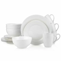 New 🔔 Stone Lain Evermore Porcelain Dinnerware Set - White 🧨