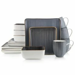 Best Sale ✔️ Stone Lain Esmeralda Porcelain Dinnerware Set - Gray ⌛ -Cheap Stonelain Store y1w37leboieb7sqbtbjg