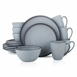 Best deal ❤️ Stone Lain Tina Stoneware Dinnerware Set - Blue And Grey 🎁
